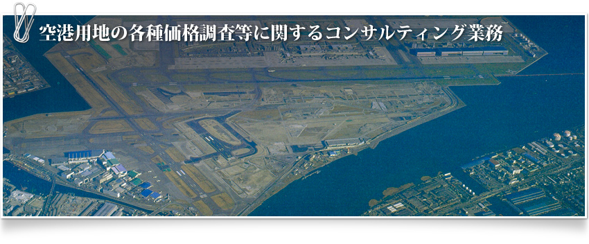 空港用地の各種価格調査等に関するコンサルティング業務